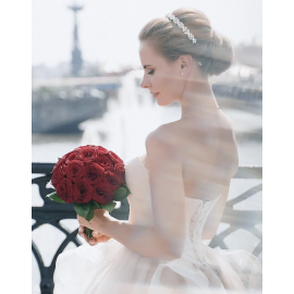 Букет невесты из красных роз